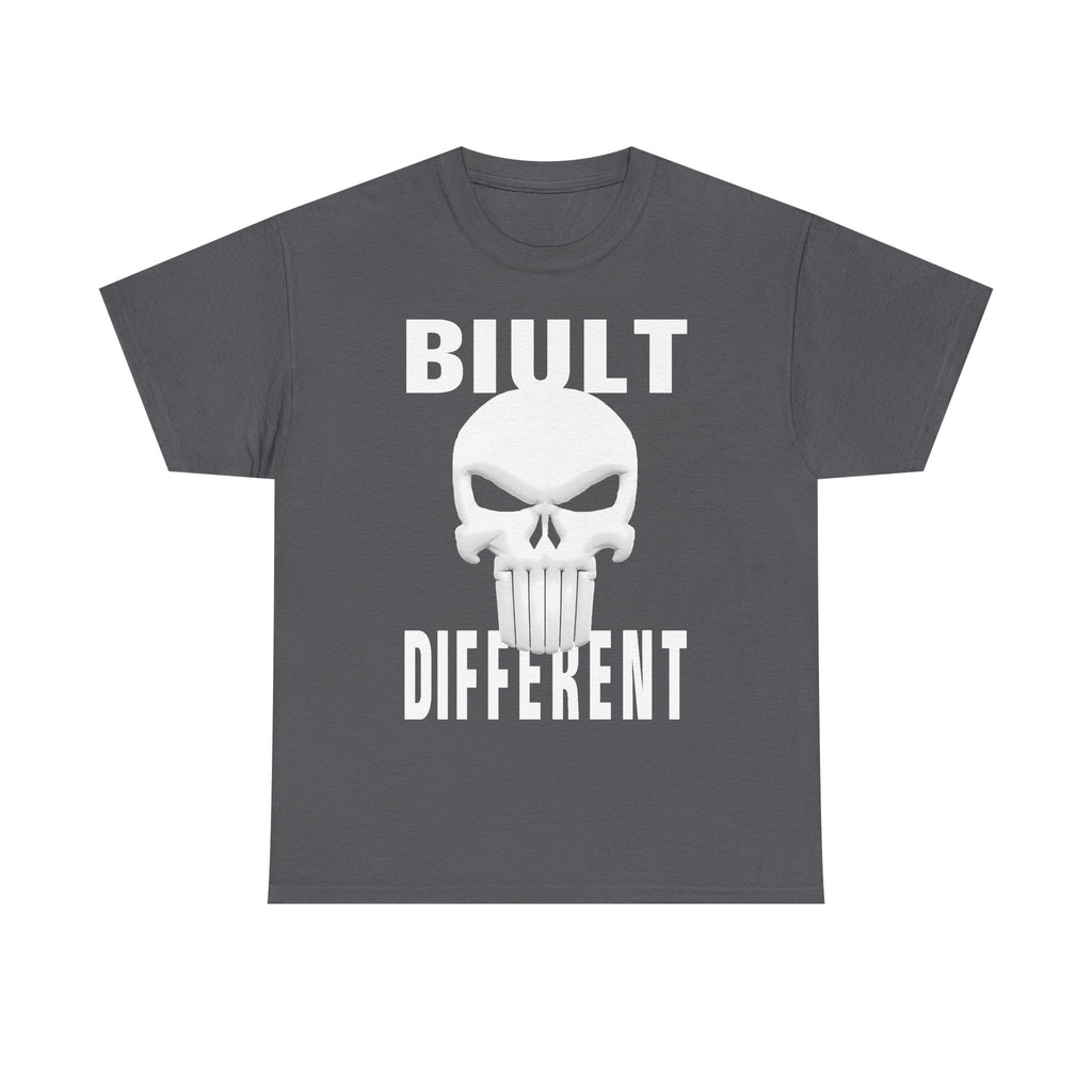 Built Different Skull T-Shirt — Bold Graphic Tee for Rebels & Motorheads