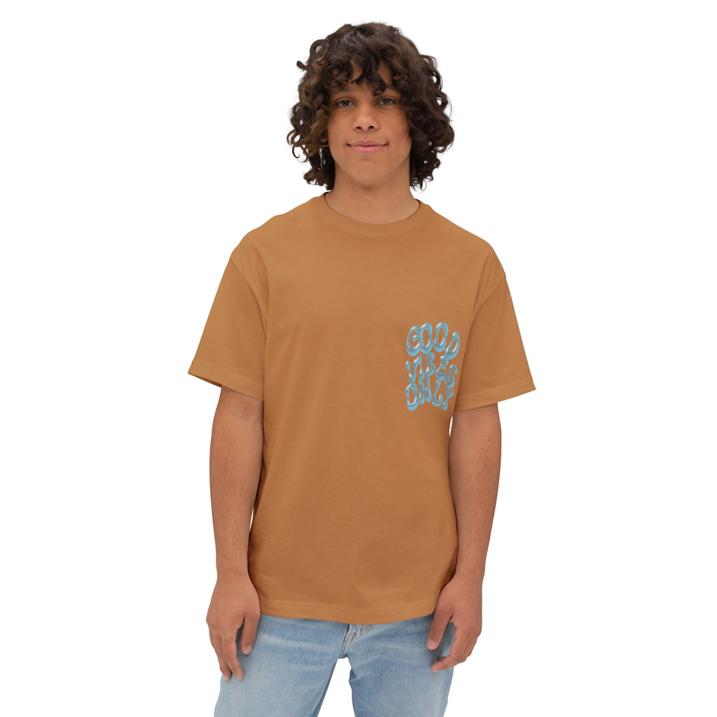 Good Vibes Only Boxy Tee — Oversized Graphic
