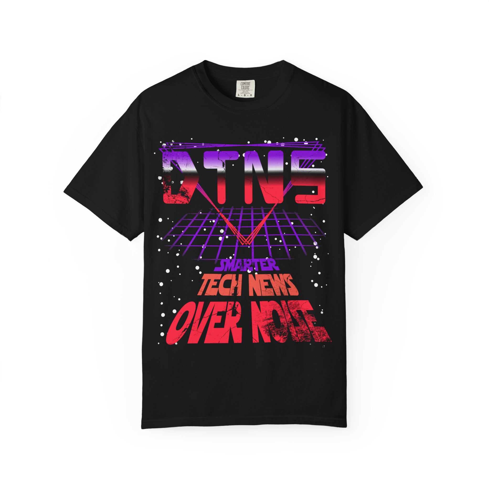 Retro Tech News T-Shirt — 'Smarter Tech News Over Noise' Graphic Tee